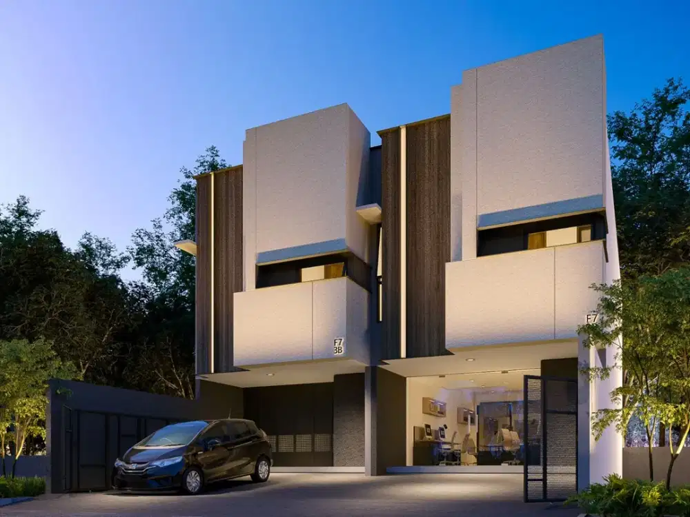 Rumah Modern Minimalist Design di Kopo Permai Bisa Untuk Usaha