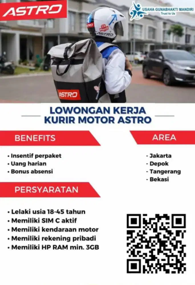 Lowongan kerja kurir ASTRO
