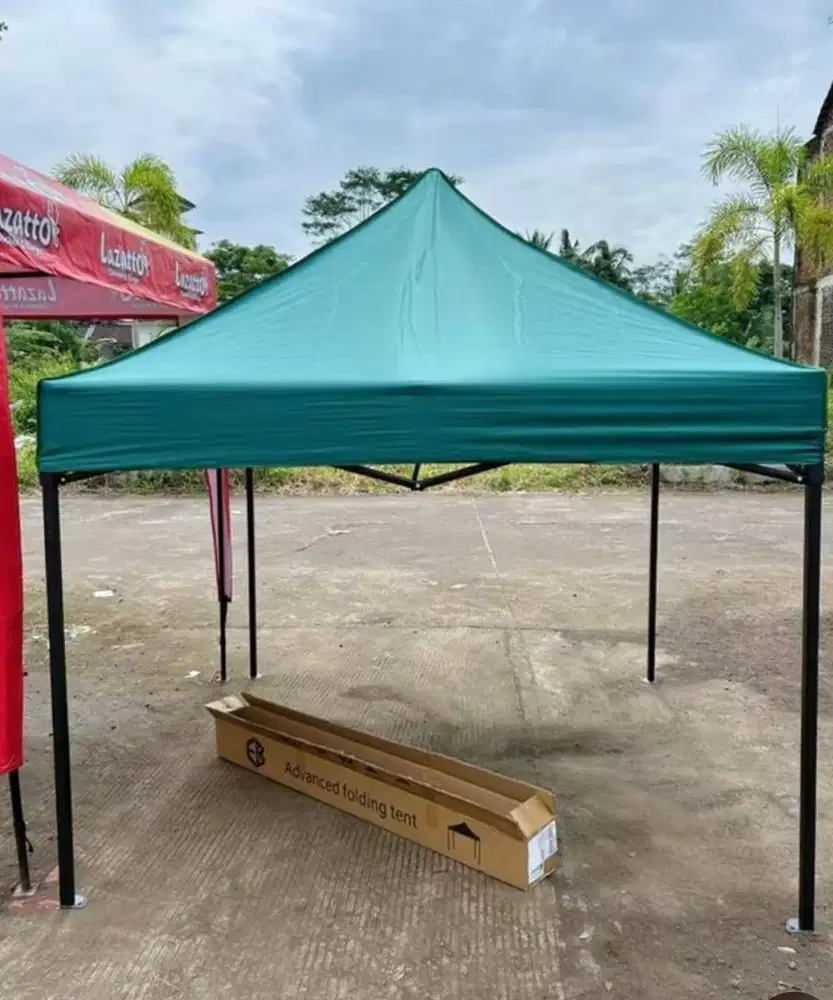 Dijual tenda 2x2 warna hijau tua
