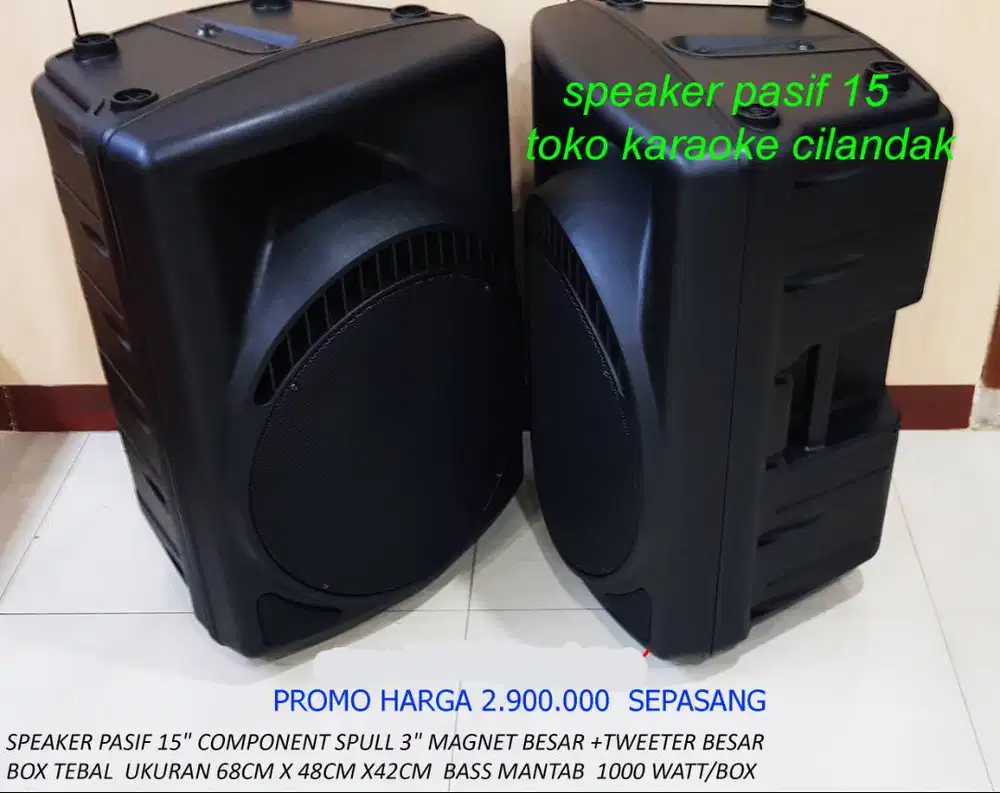 speaker pasif 15in sepasang