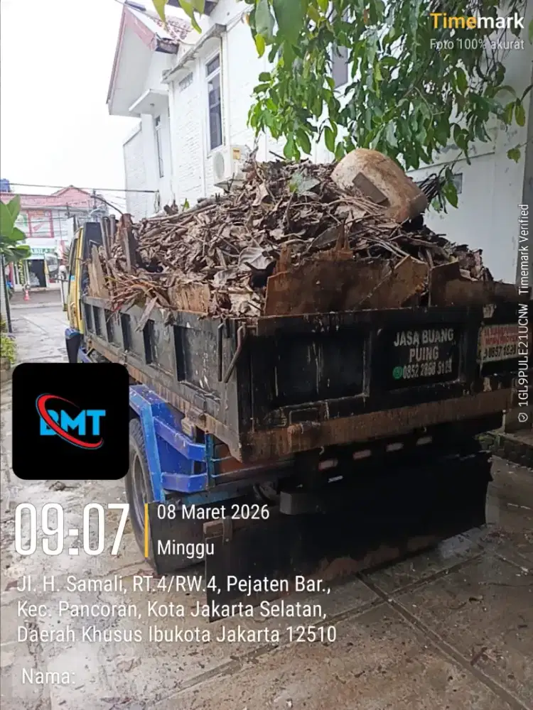 Jasa angkut puing dan buang tanah