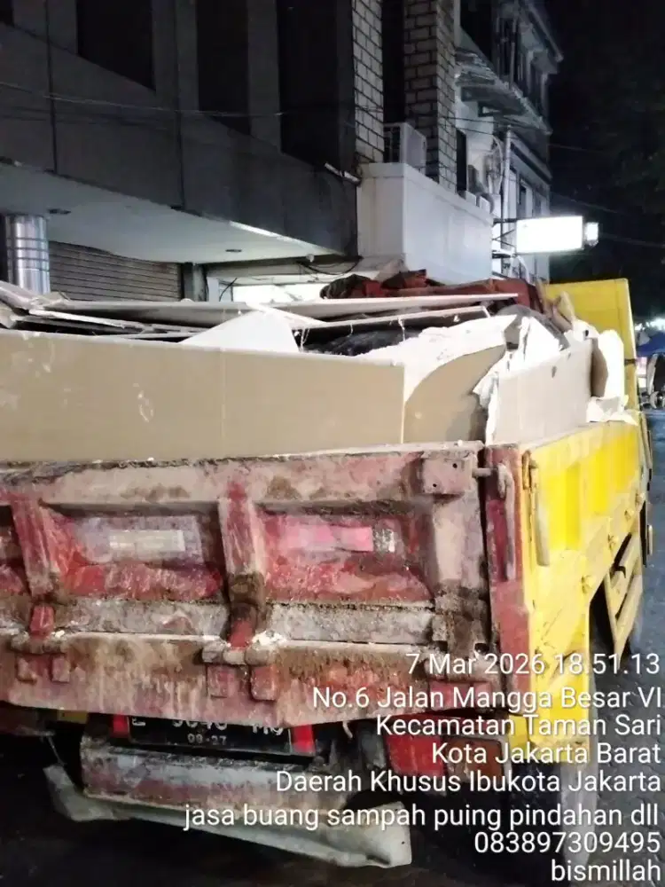 Jasa buang puing pengurugna