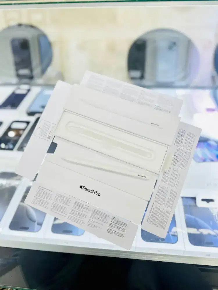 Apple Pencil Pro Original Lengkap Mulus LIKE NEW