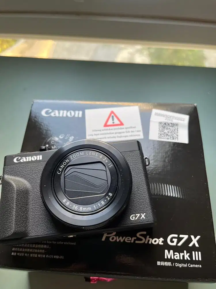 Canon PowerShot G7X Mark III Black