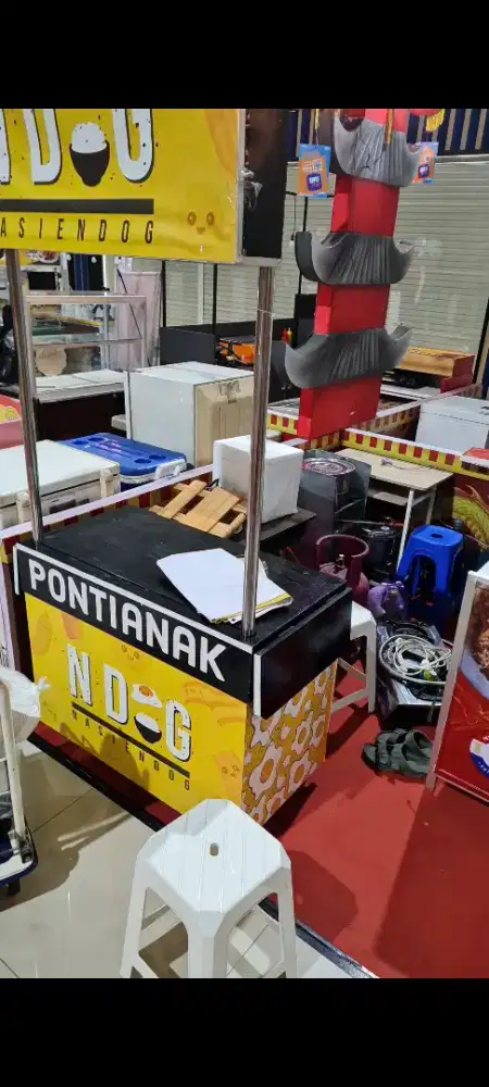 Gerobak bazaar makanan ex Nasiendog