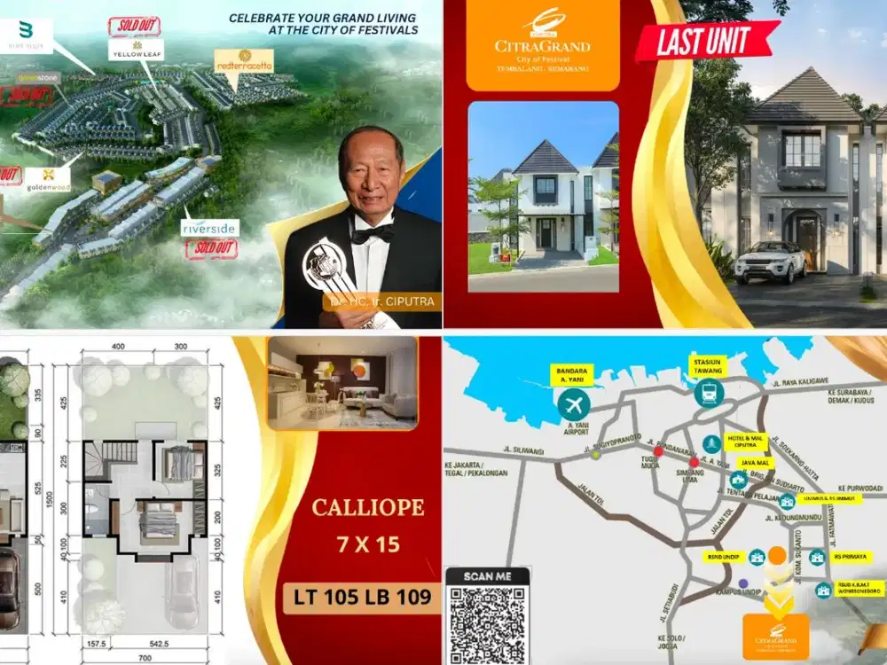 Red Terracota CitraGrand Semarang Tembalang (City of Festival) - DP 210 Jt