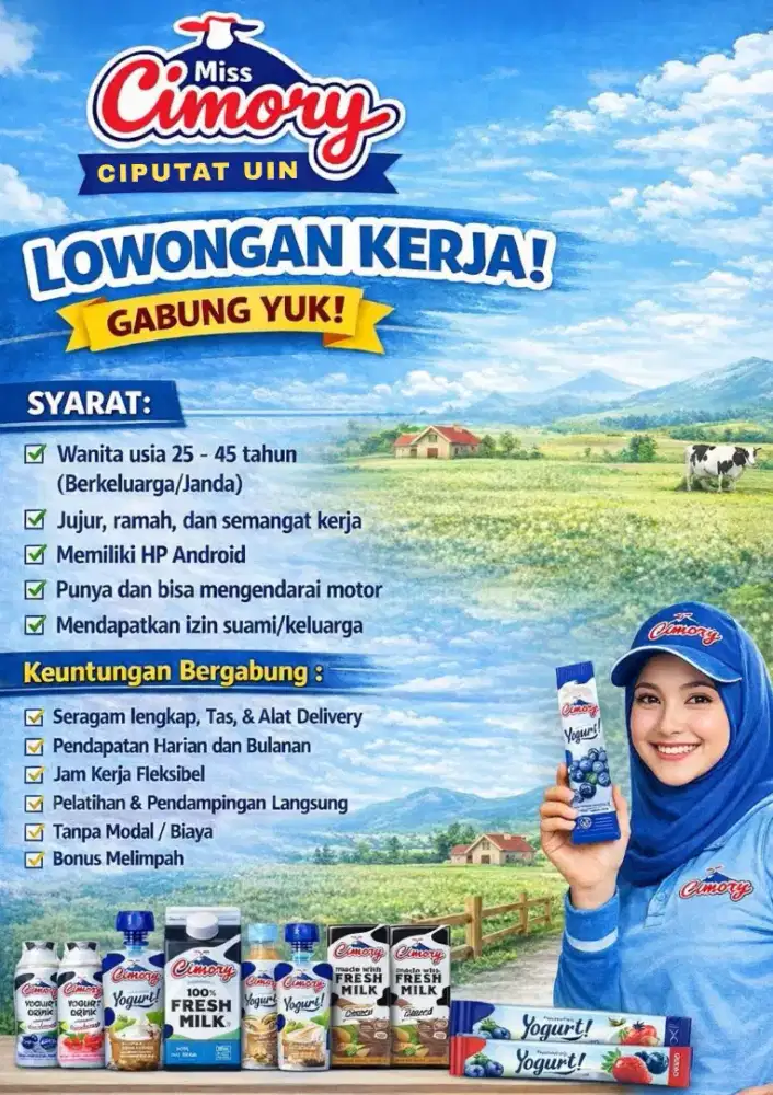 LOKER MISS CIMORY CIPUTAT