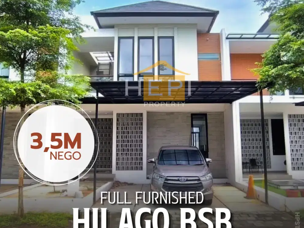 Dijual rumah cantik di Hilago BSB Semarang