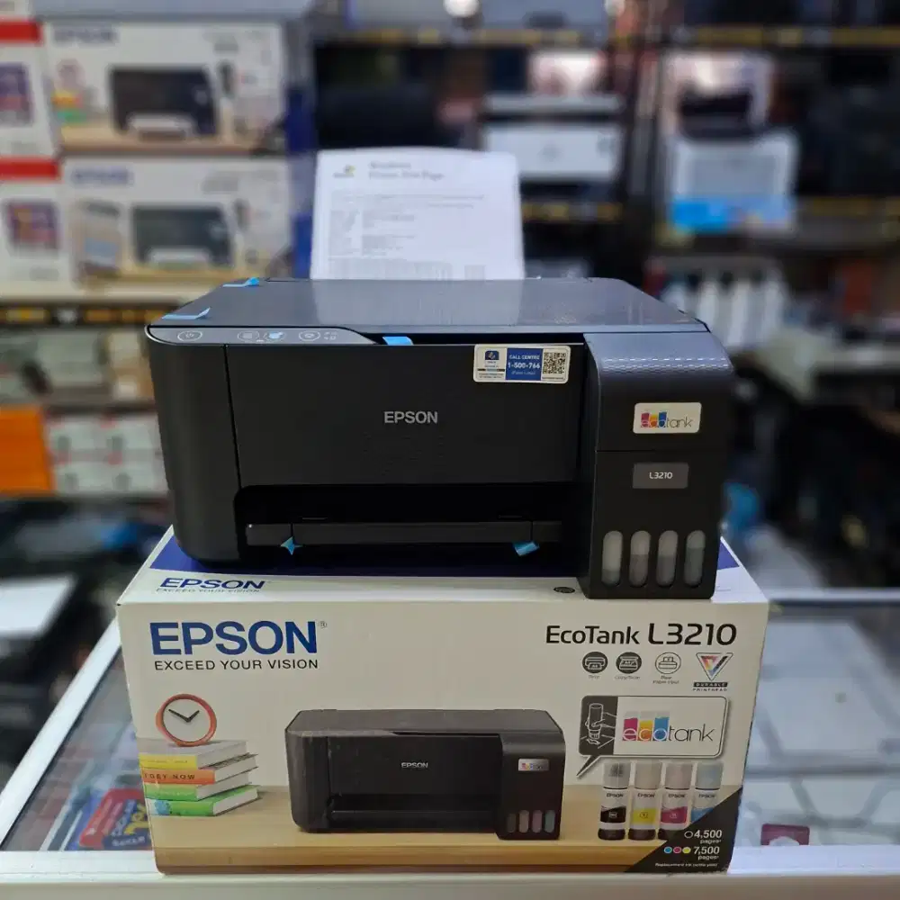 Printer epson L3210 print scan copy fullset dan bergaransi