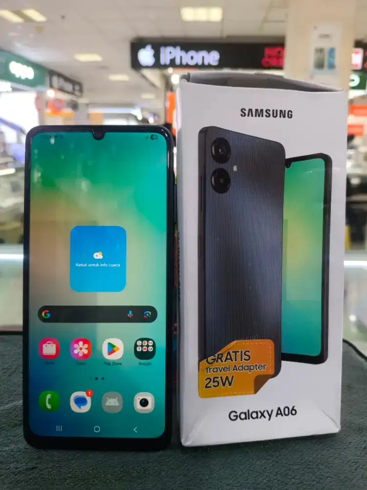 Jual Set Handphone Samsung A06. 4/64gb(Bekas)Ready stok