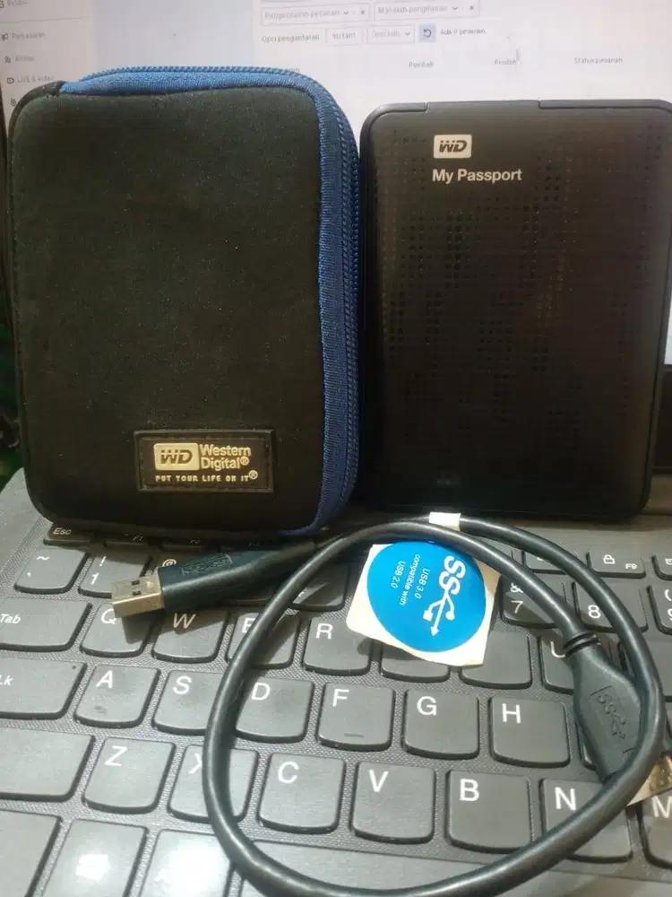 HDD / Hard Disk / Harddisk External WD My Passport 1TB SEC jarang dipa
