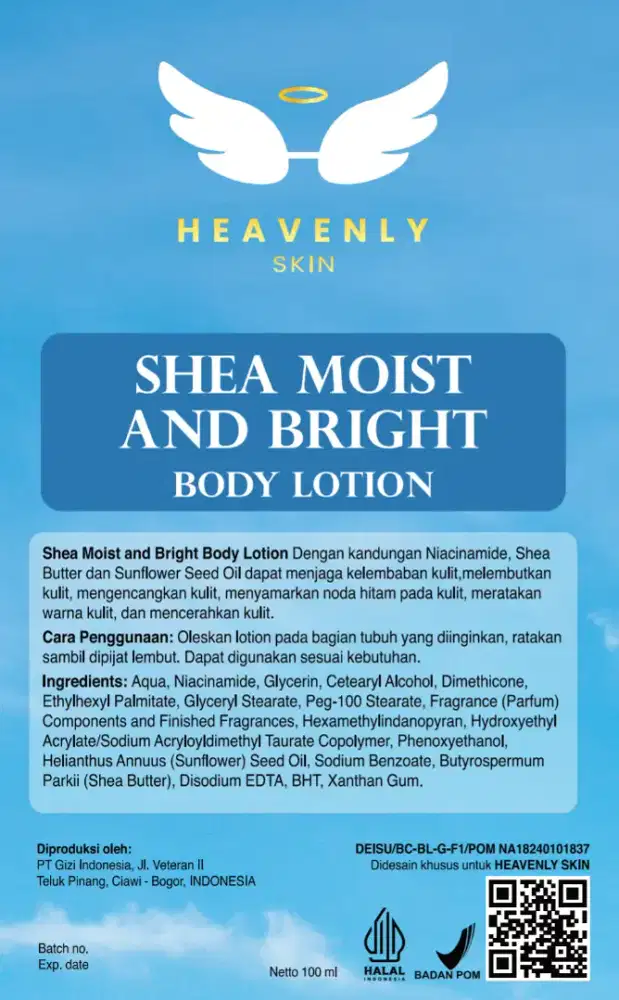 Body Lotion Heavenly skin