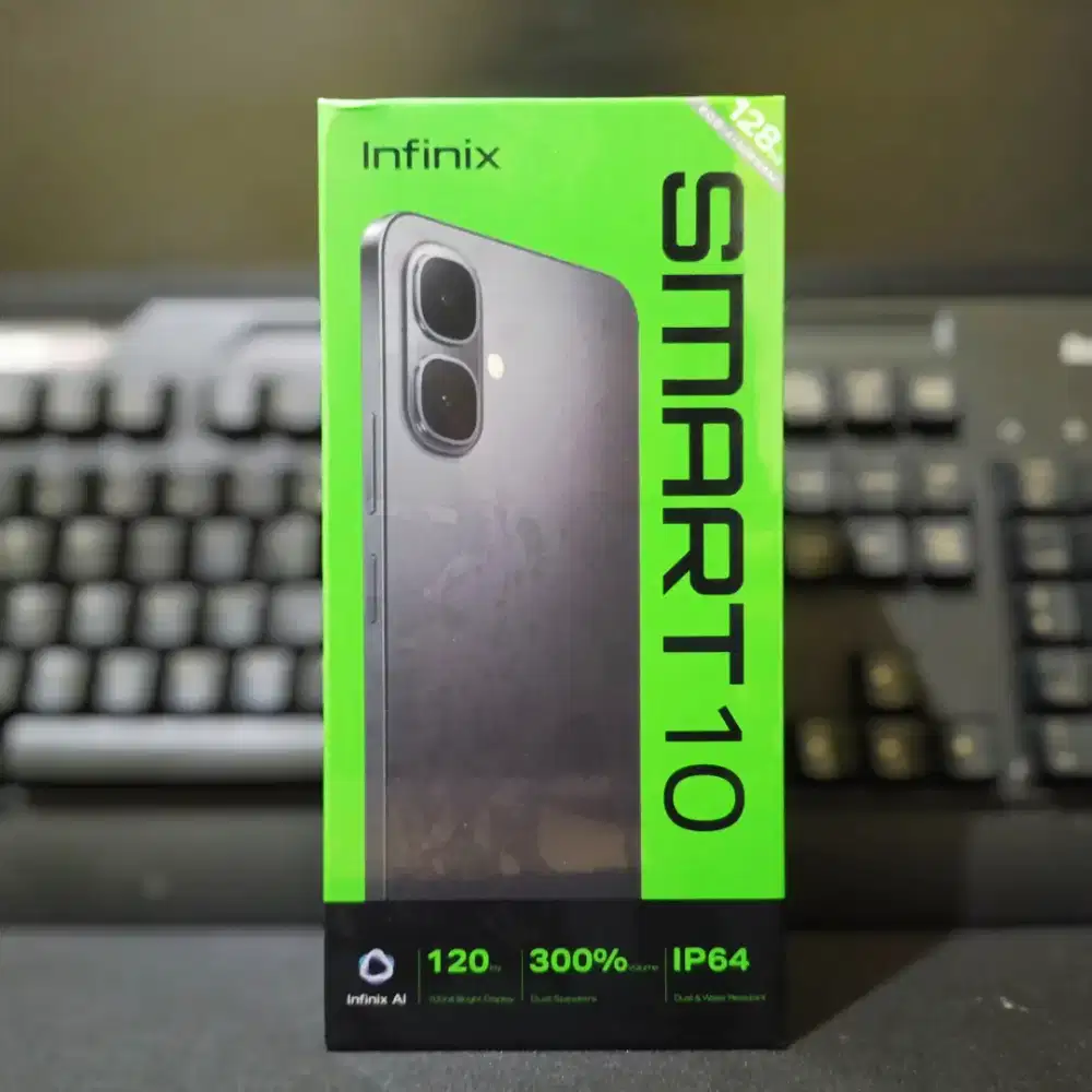 Infinix Smart 10 Ram 4/128 GB Segel Garansi Resmi