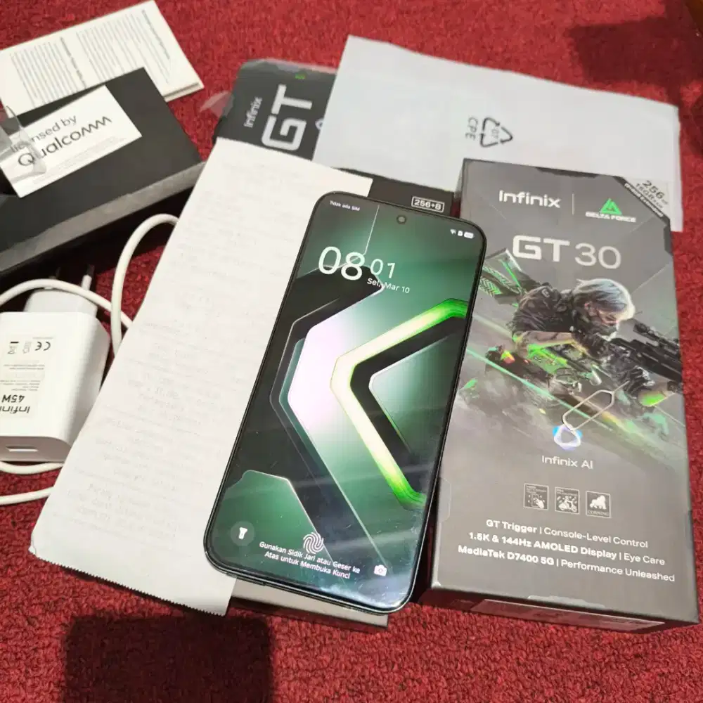 Infinix GT 30 5G Ram 8/256gb Fullset Original