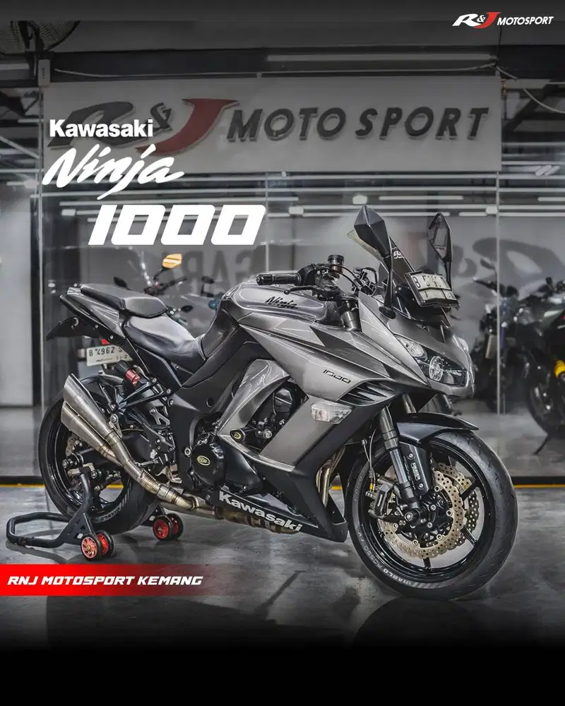 Kawasaki Ninja 1000 2014 Knalpot Custom Km 16.000an Full Paper