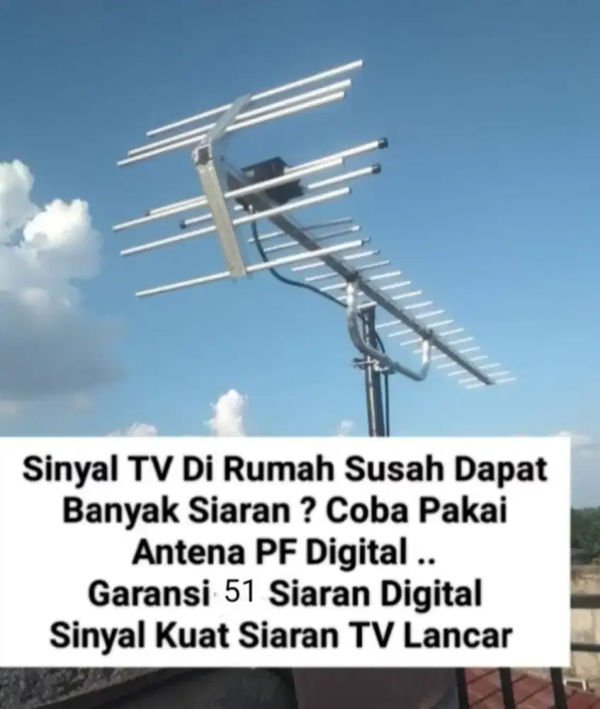 Antena TV Digital Plus Pasang