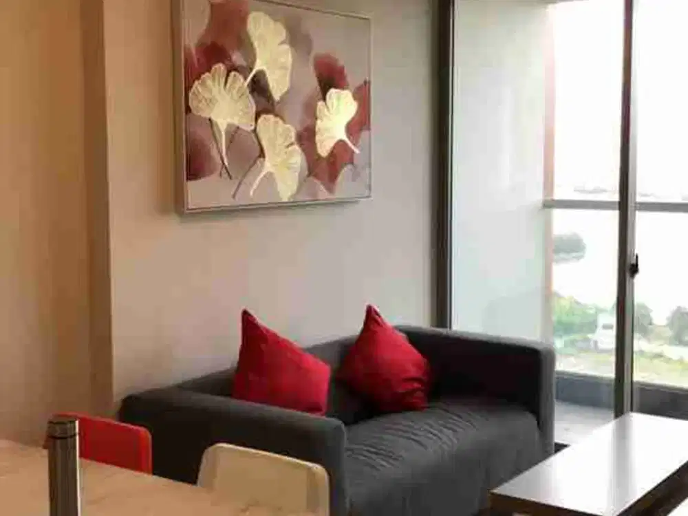 disewakan apartemen gold coast 3+1 luas 113 m2 fully furnished interior