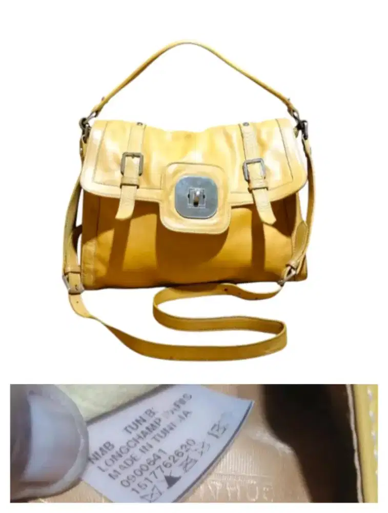 LONGCHAMP kulit asli