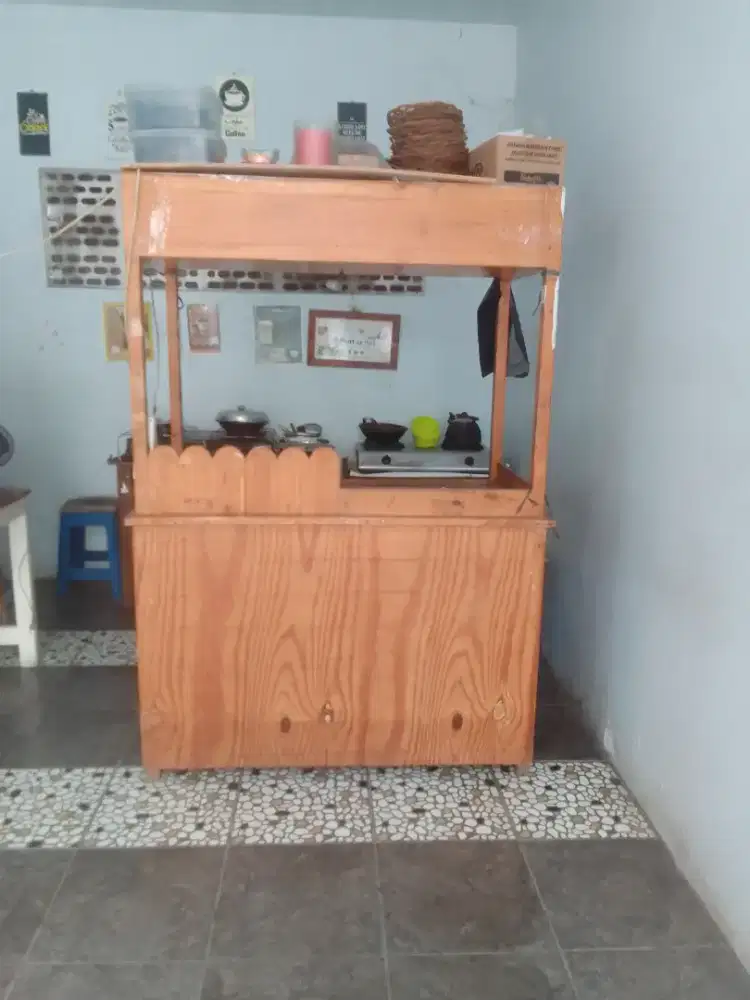 Jual murah gerobak/booth serbaguna - nego