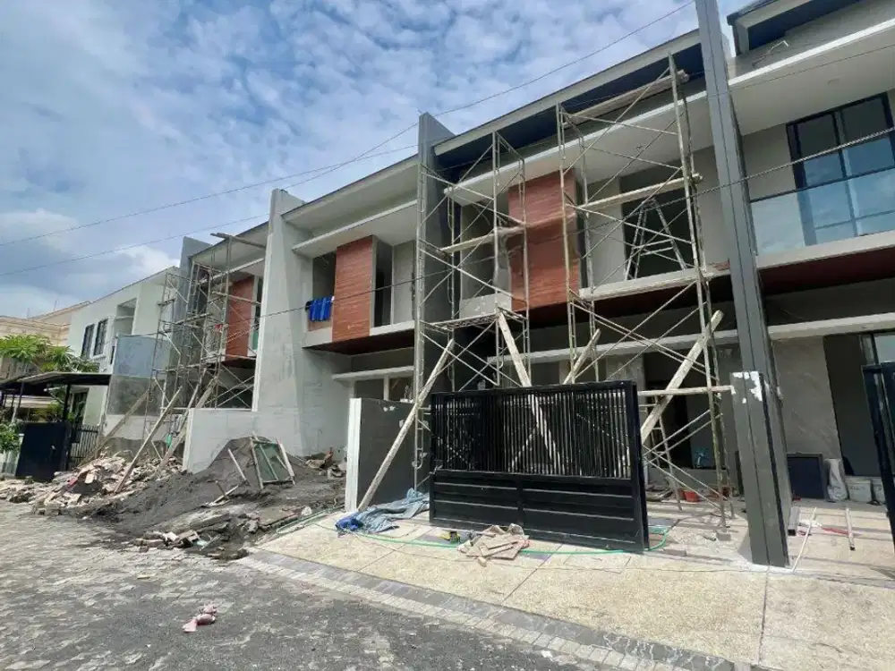 Dijual rumah baru modern panjang jiwo permai