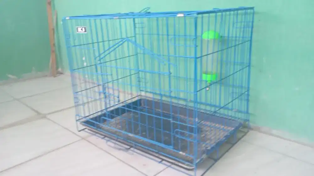 Kandang kucing dan kelinci bonus tempat minum