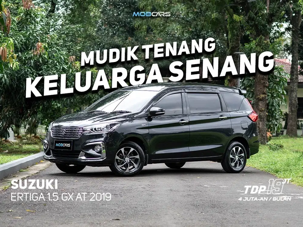 FREE BBM FULLTANK ERTIGA GX AT 2019 SUV Suzuki Automatic