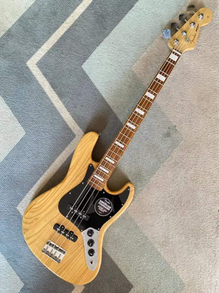 Bass fender jazz natural replika