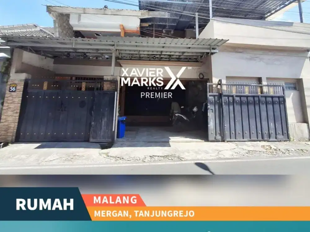 Dijual Rumah di Mergan Sukun Malang Banyak Kamar Dekat Pasar