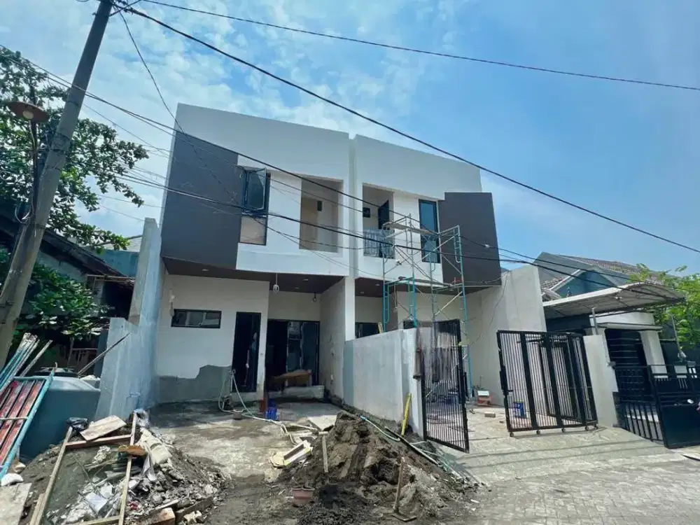 Dijual rumah baru minimalis wisma mukti klampis