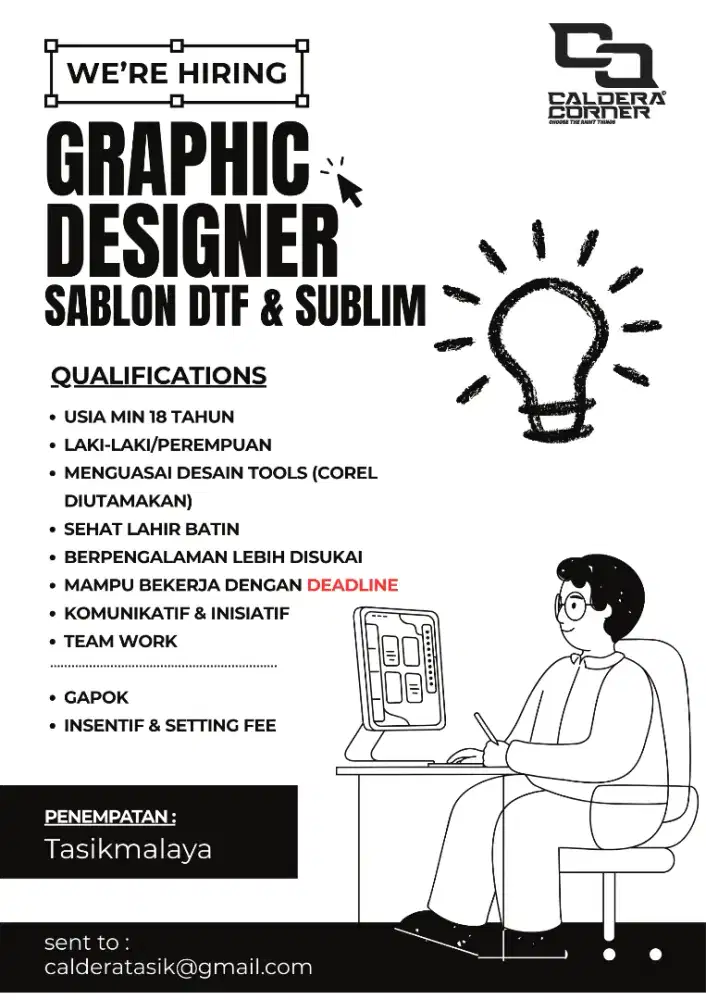Desainer Grafis Printing/Sublim Tasikmalaya