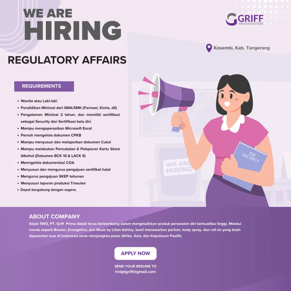 STAFF REGULATORY AFFAIRS