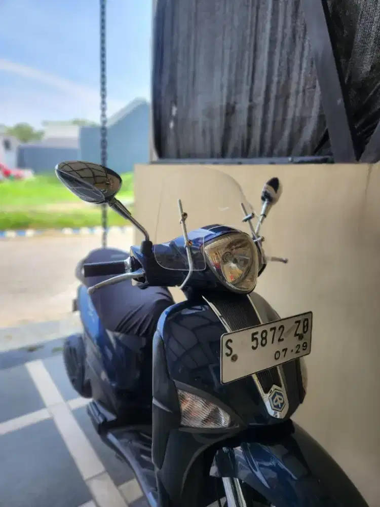 Langkah Piaggio Liberty Biru PMK 2014 Mewah