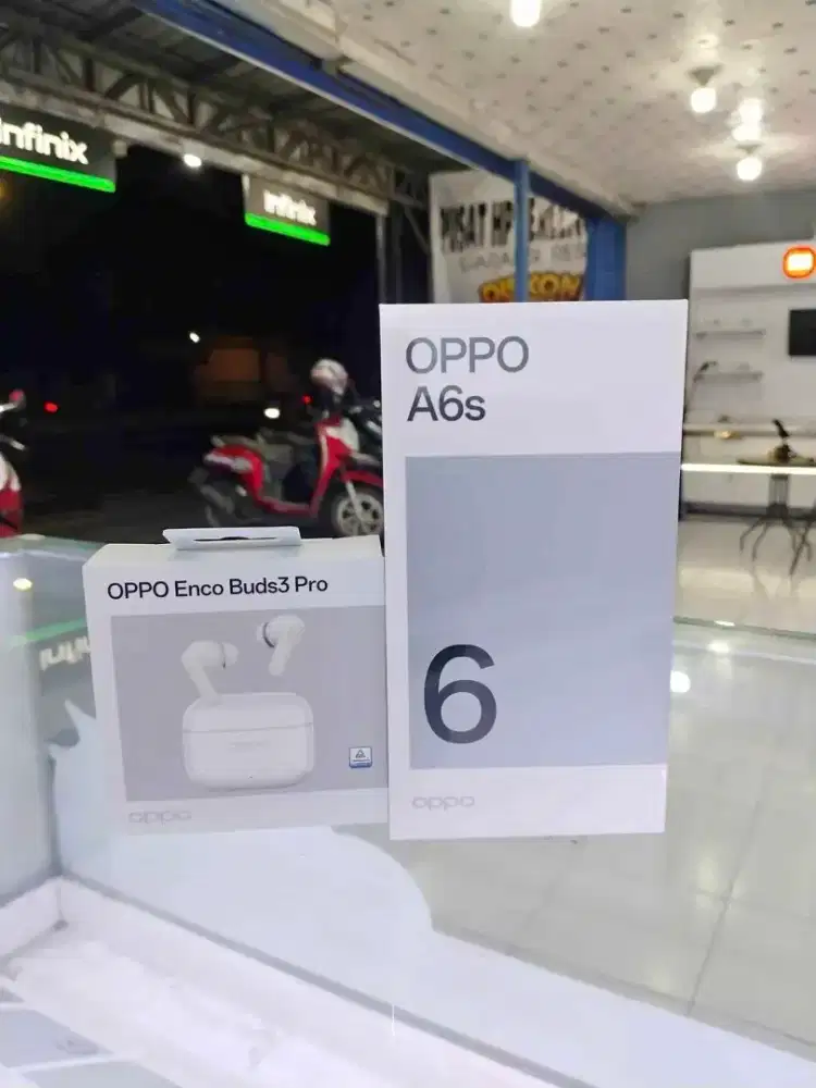 OPPO A6S RAM 8/256GB SEGEL BOX FREE ENCHO BUDS 3 PRO