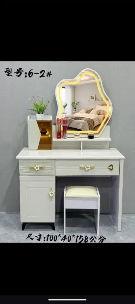 meja rias cicilan tanpa dp