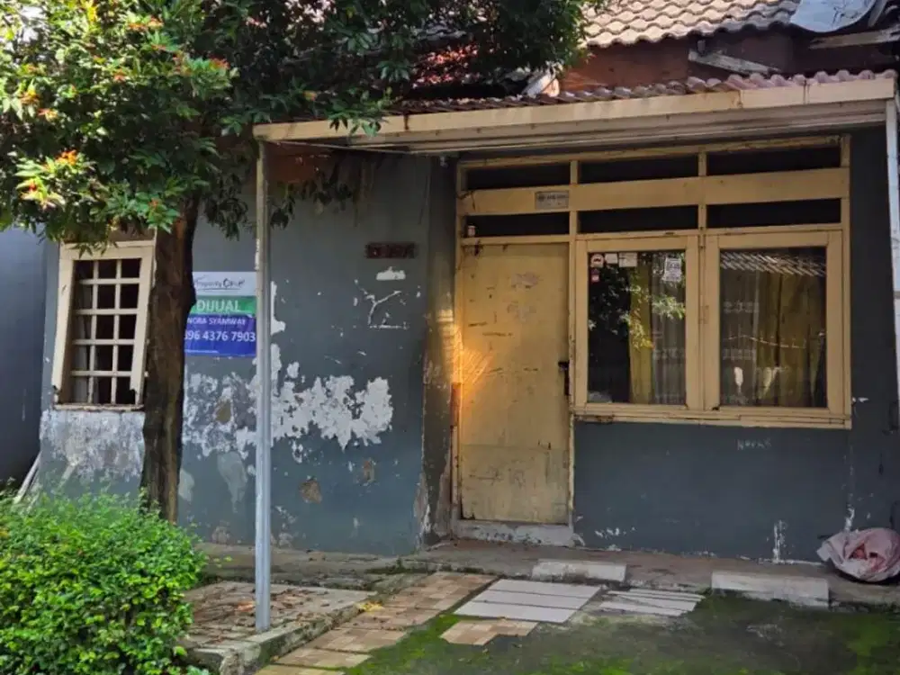 Di Jual Cepat Rumah Tua Hitung Tanah Griya Loka BSD