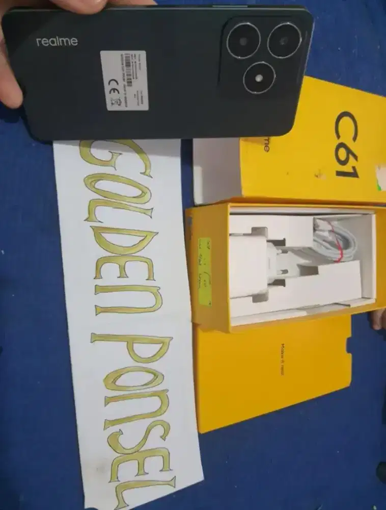 Realme C61 Ram 8+6Gb/128Gb-Original#Golden Ponsel