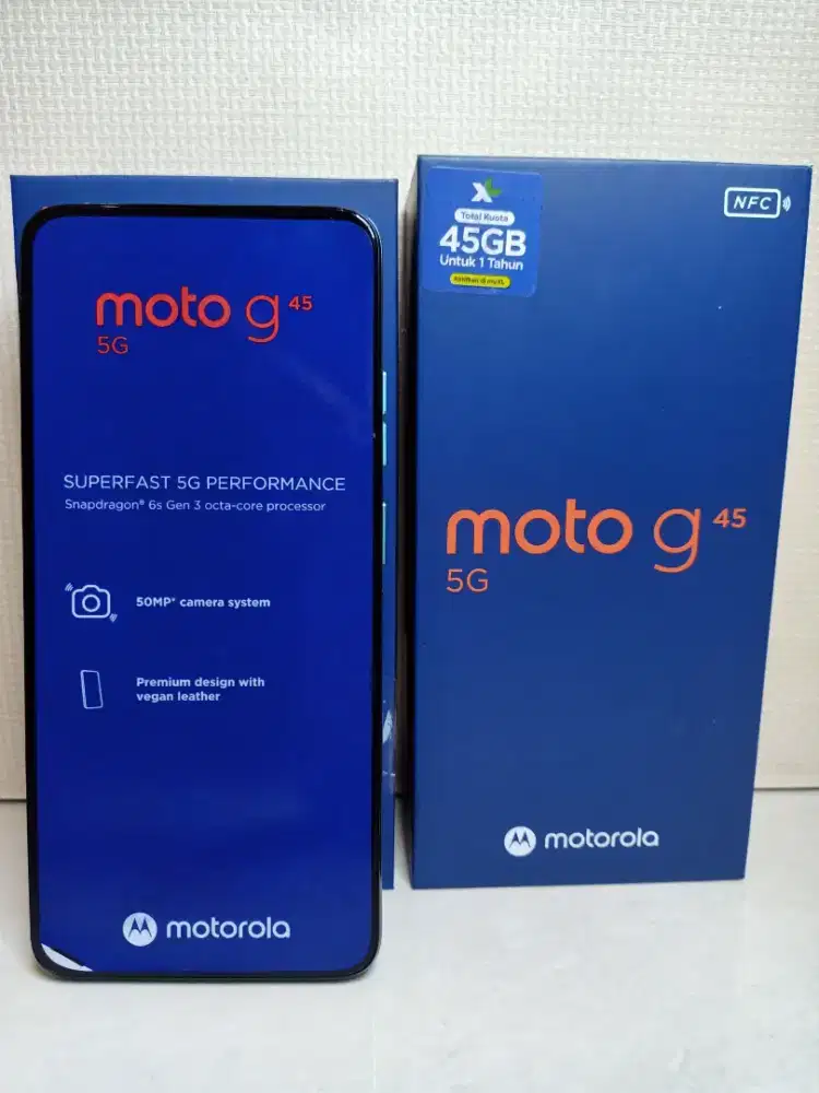 Moto G45 5G ram 8gb/256gb super mulus 99% seperti baru