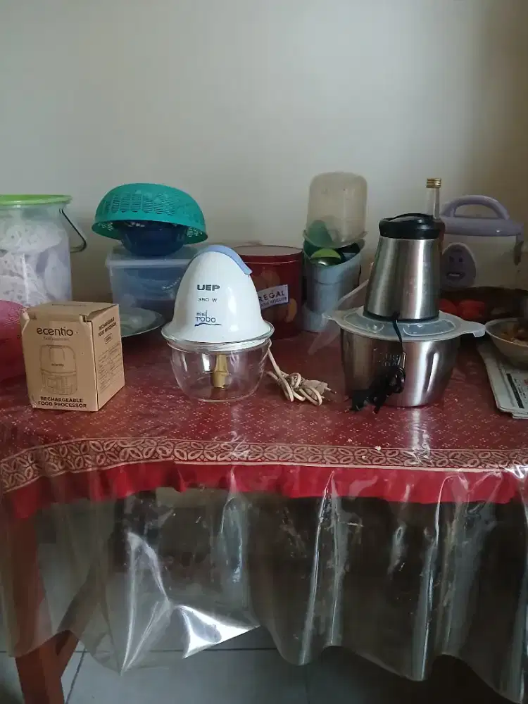 Choper daging dan bumbu