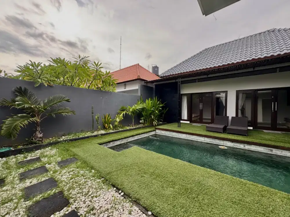 Villa 2 Kamar Tidur Lengkap dengan Perabot untuk Disewa di Dewi Sri