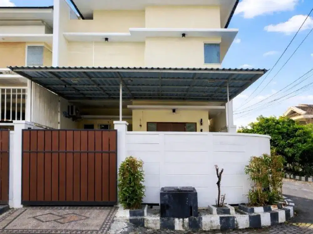 Rumah Sutorejo Selatan Minimalis • Siap Huni • Carport 1 • Row 2 Mobil