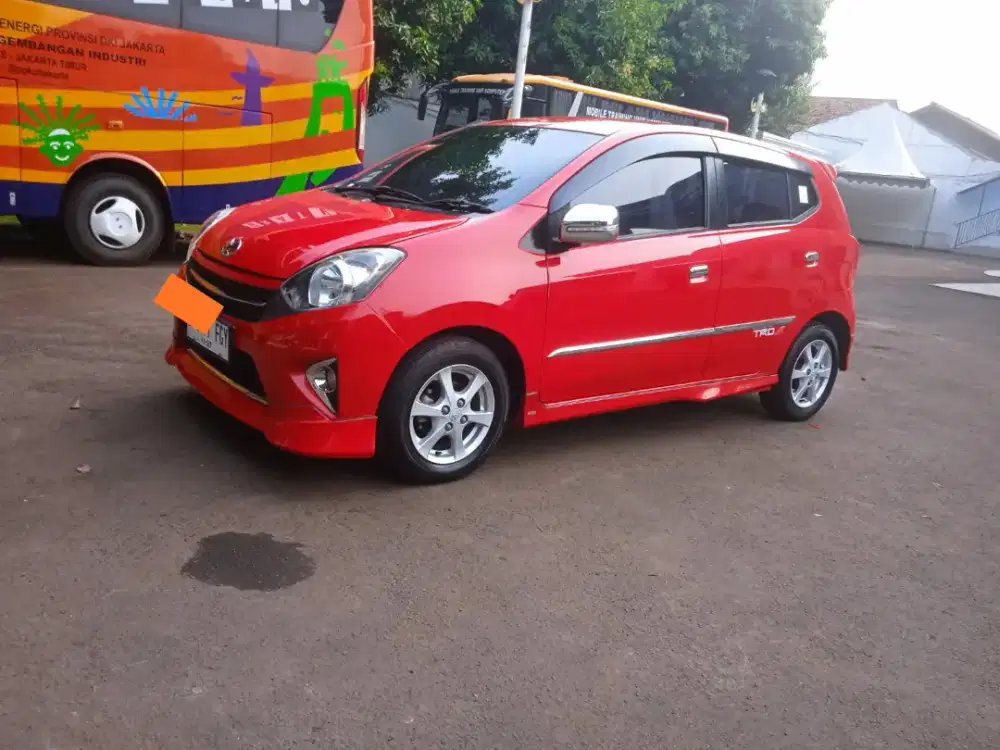TDP 5 JUTA TOYOTA AGYA G TRD AUTOMATIC 2016 MERAH