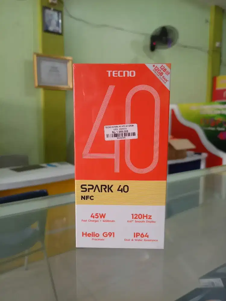 Tecno Spark 40 nfc 6/128 New Murah