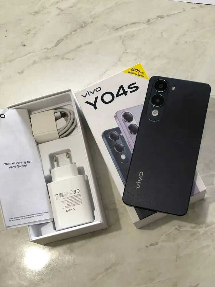 Vivo Y04s RAM 4GB/64GB Fullset 1 jutaann – Mulus All Normal Siap Pakai