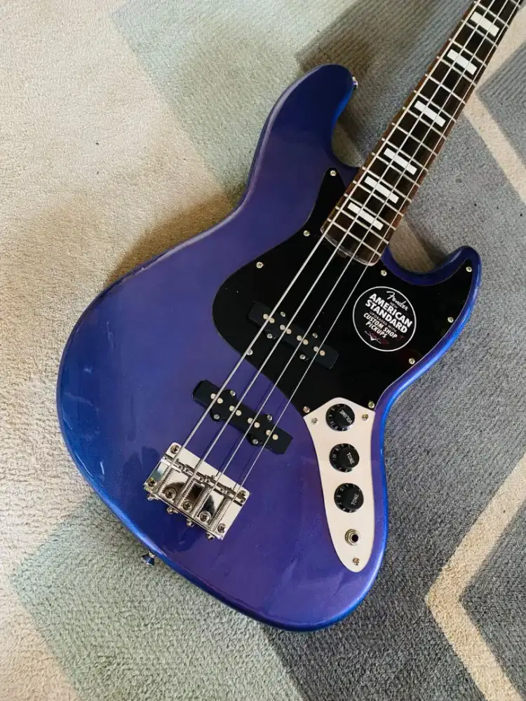 Bass 4string Fender Jazz purple metalic