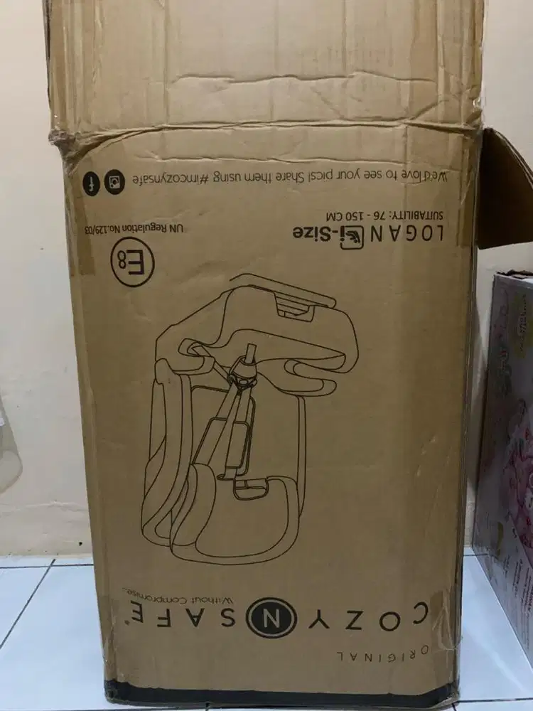 cozy and safe child carseat logan