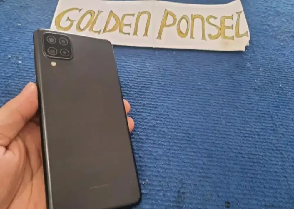 Samsung A12 Ram 6gb/128Gb-Ori#Golden Ponsel