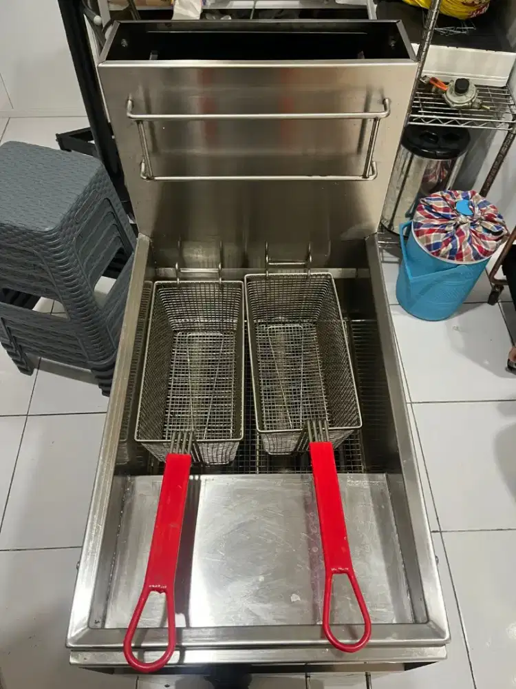 Deep fryer 2 penyaring.