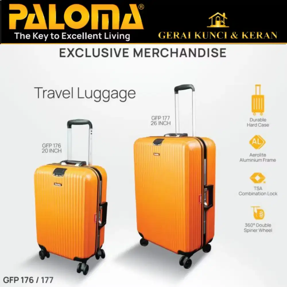 Jual koper paloma baru