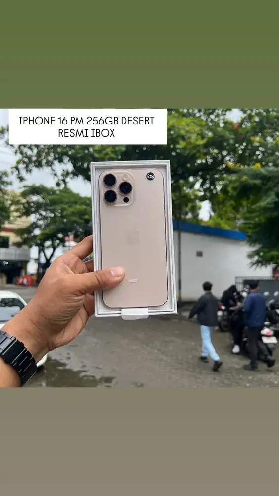 iPhone 16 Pro max 256GB Dessert Resmi ibox