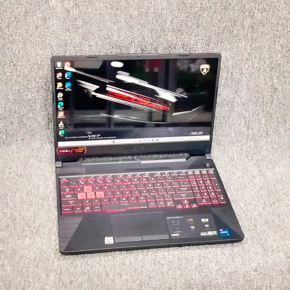 Laptop Asus FX506HEB i7-11th RAM 16GB SSD 512GB RTX 3050Ti Siap Gaming
